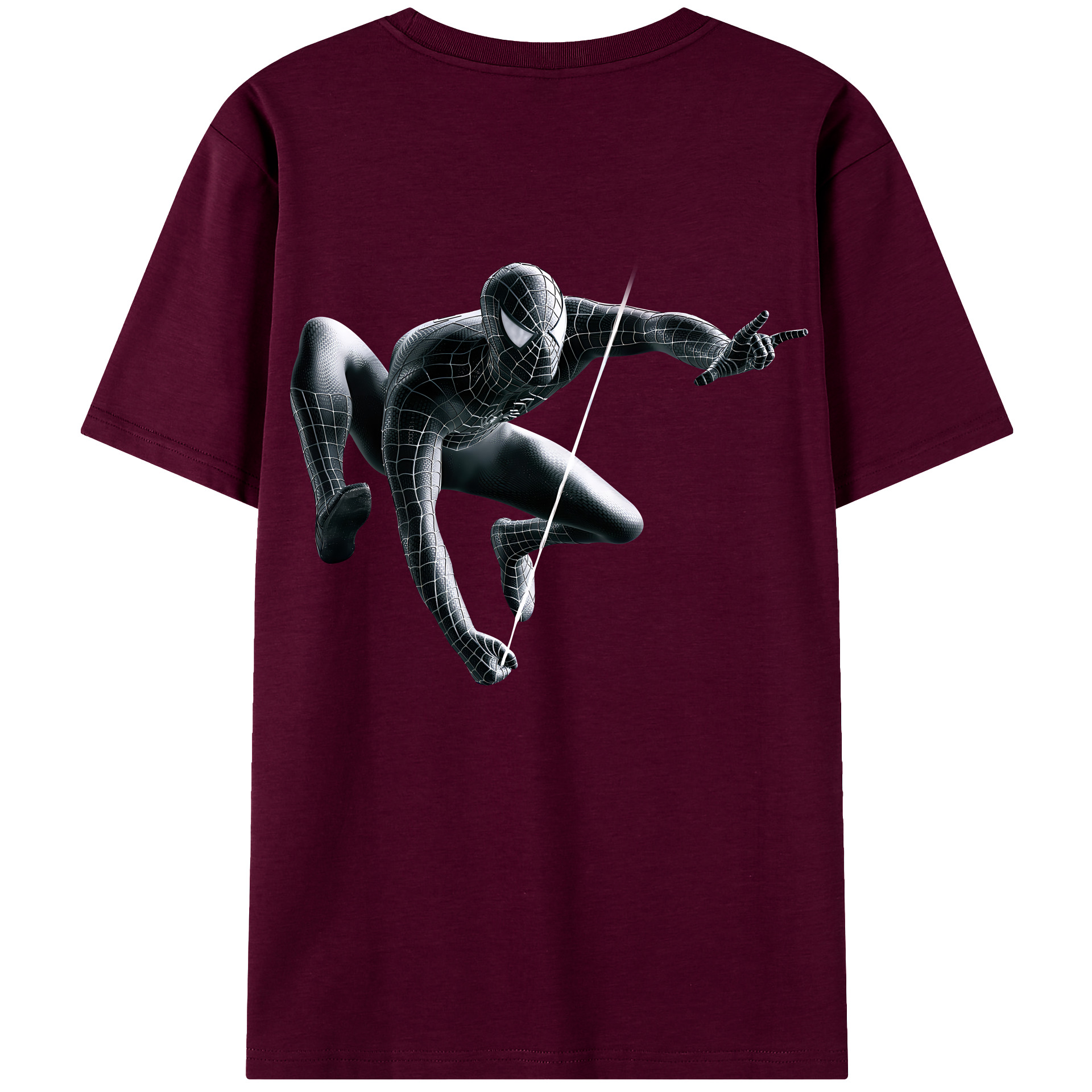 （画像用） Spider Man スパイダーマン レディース半袖Tシャツ(バックプリント)